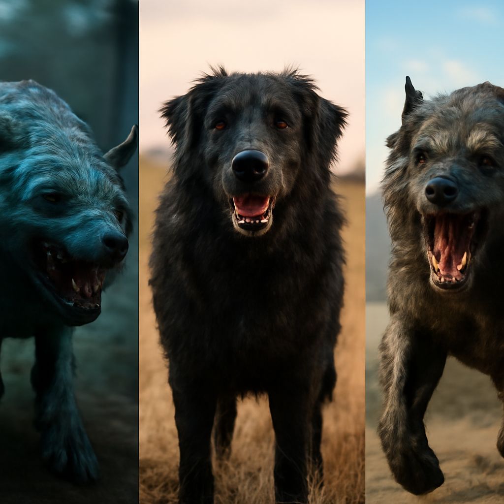 Mythical Dog Creatures and Their Real-Life Counterparts