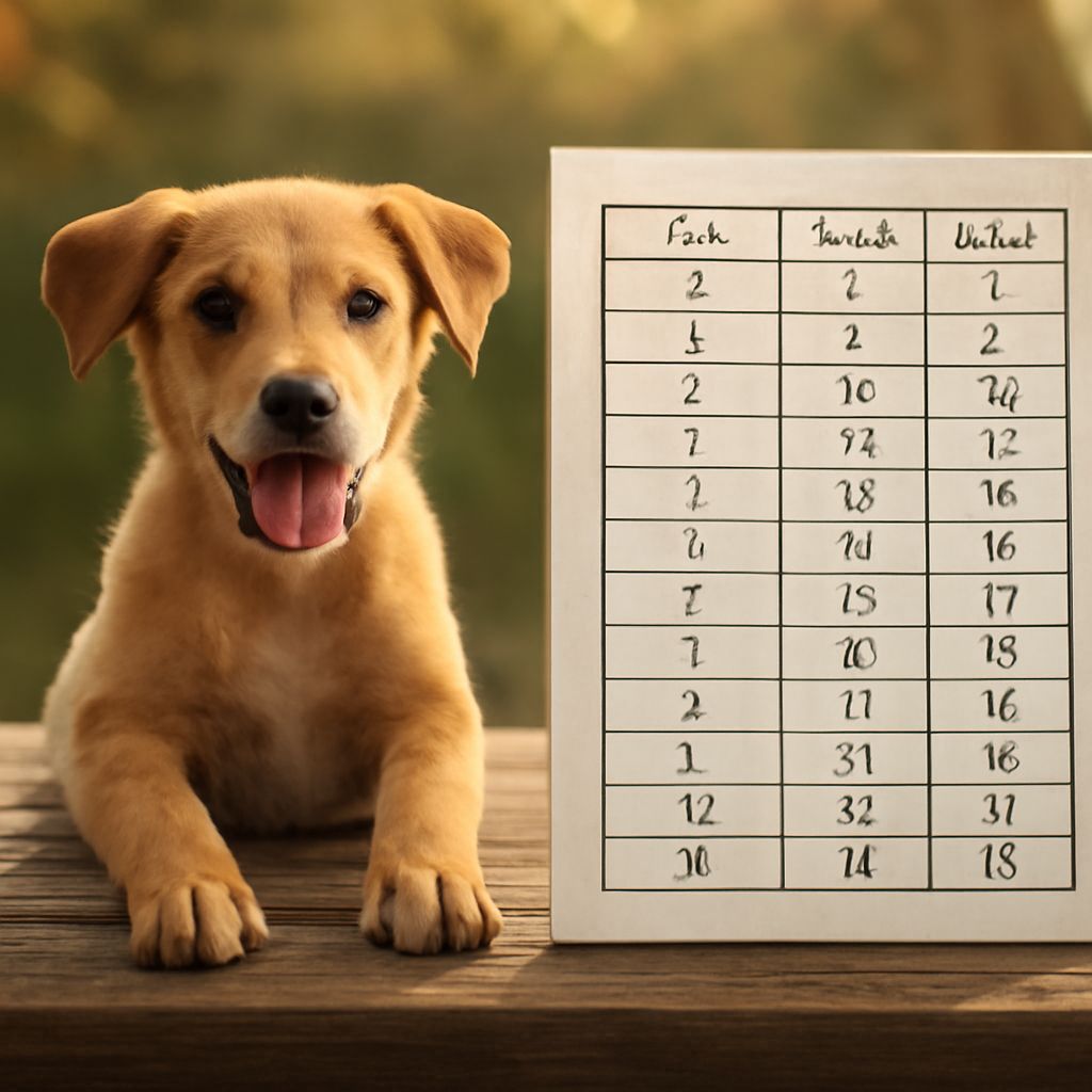 Dog Age Chart: Understanding Your Dog’s Years