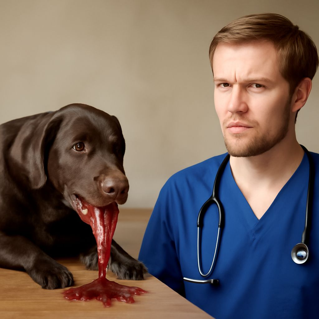 Dog Puking Blood: Causes and Solutions