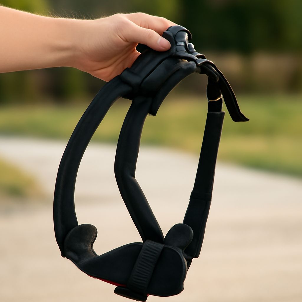 dog front leg brace and front clip dog harness for injury prevention