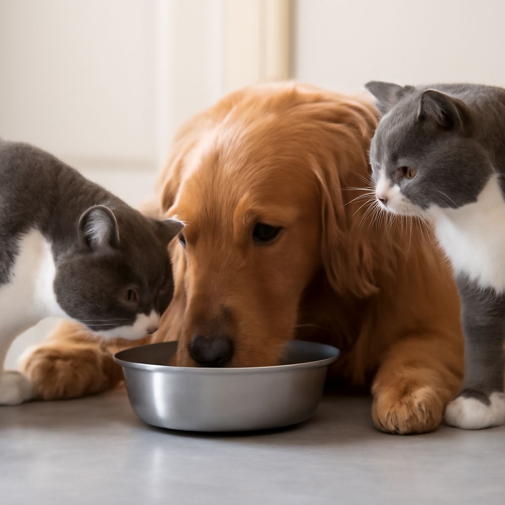 Is it okay for cats to eat dog food and why they might choose it