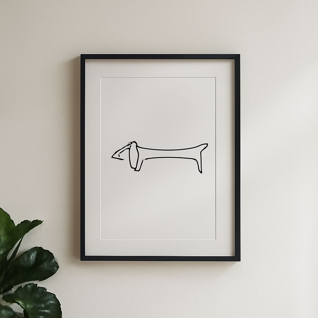 Picasso Dog and pet health certificate template