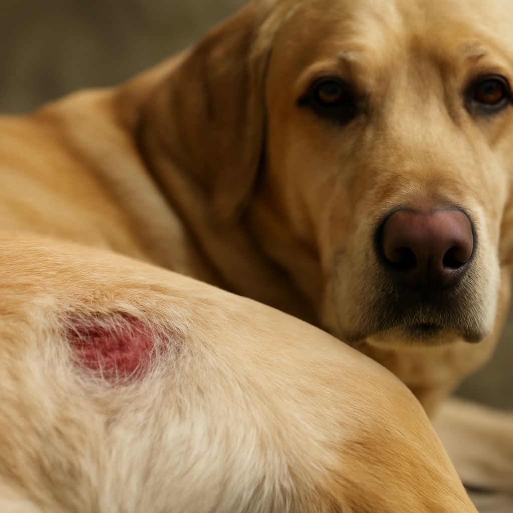 Dog has bloody nose and essential oils for skin allergies