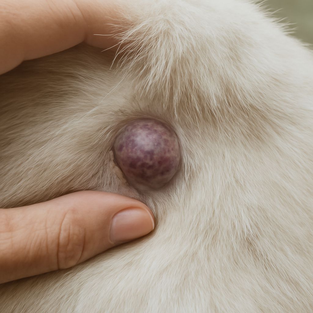Dog tumor or tumor on dog