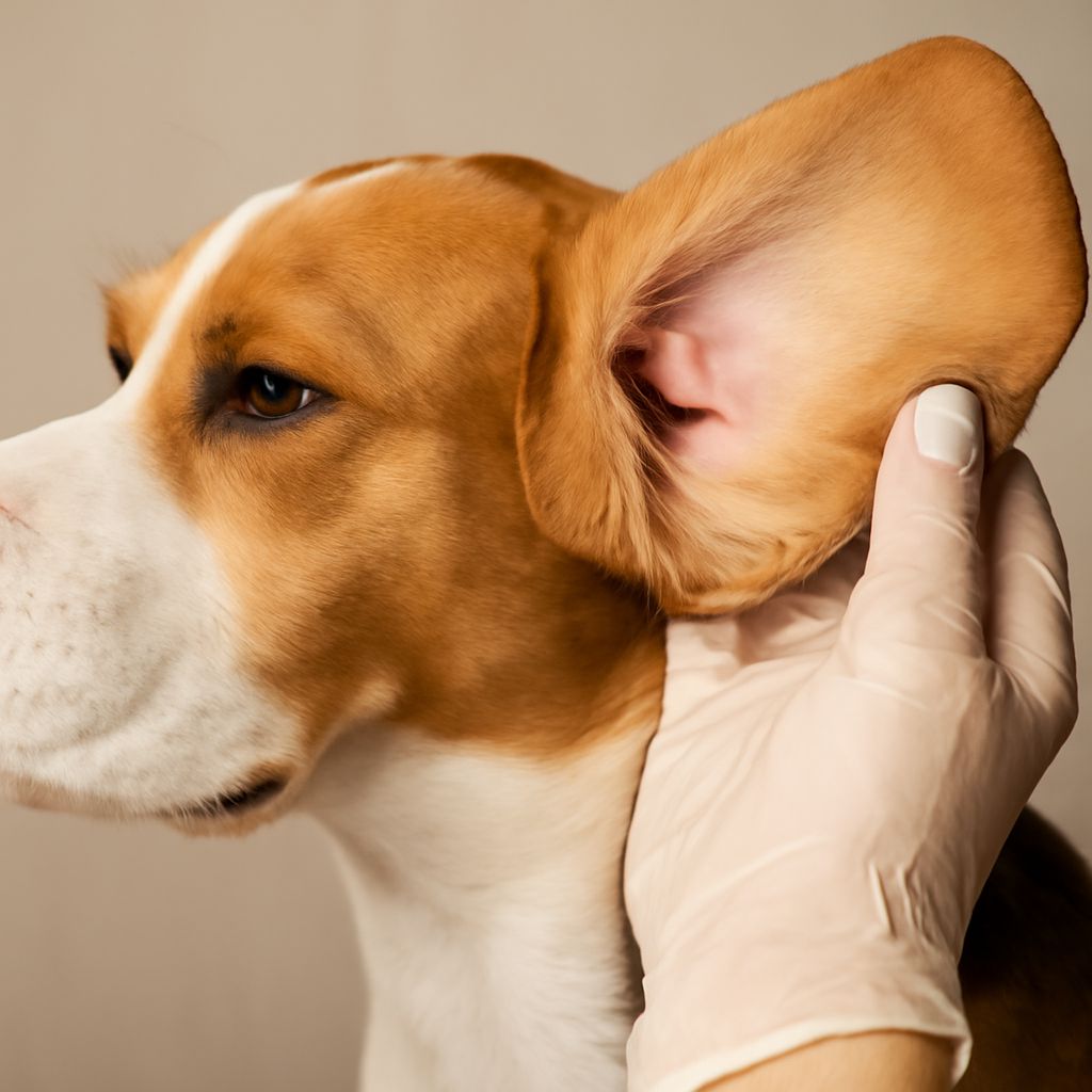 Dog ear mites treatment and symptoms
