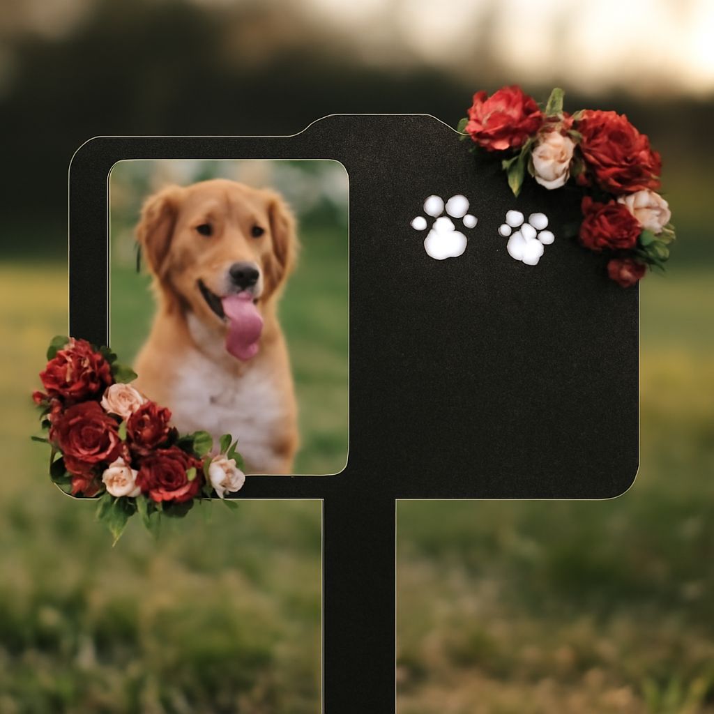 Dog memorial and personalized pet memorial gifts