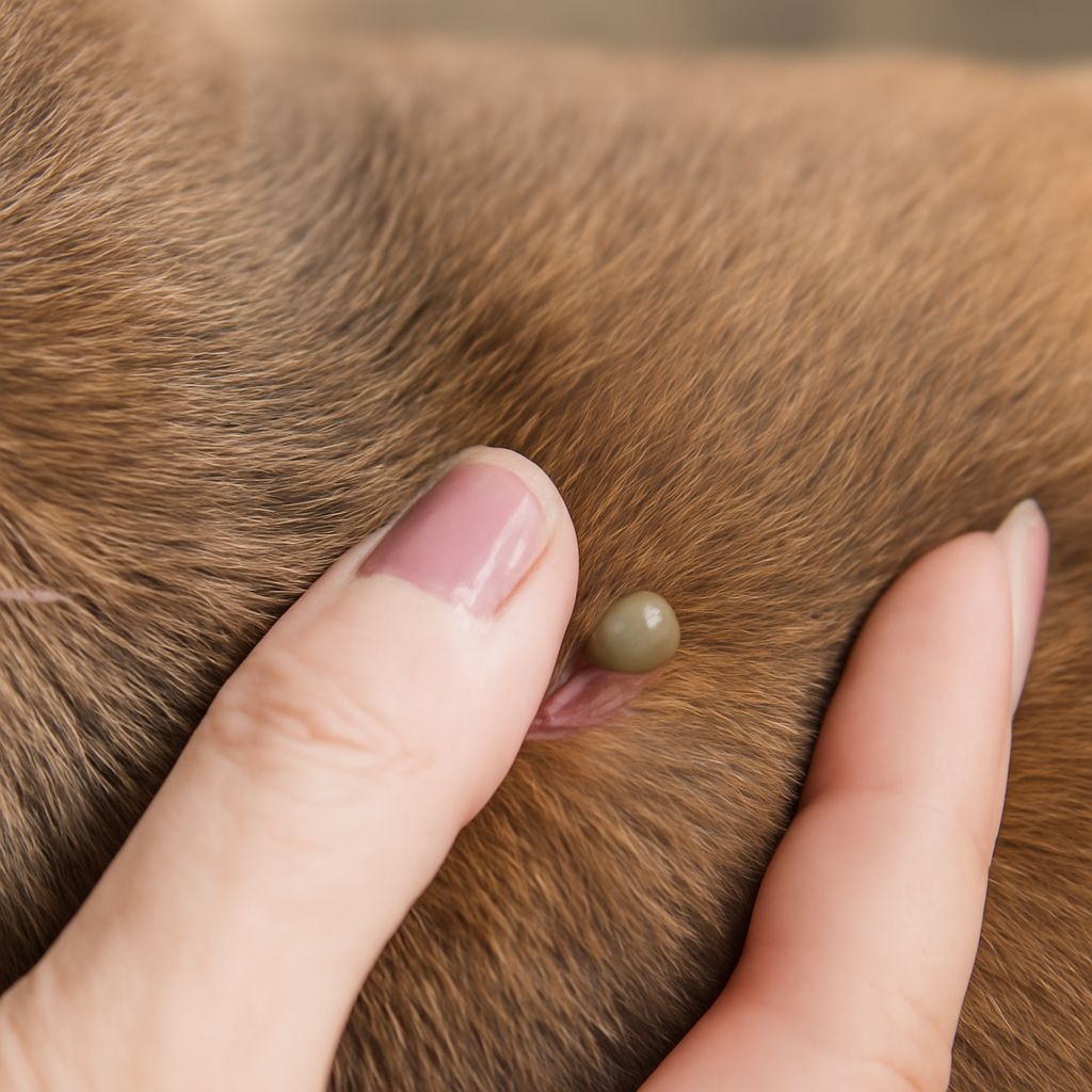 Tick on Dog: Identification and Action