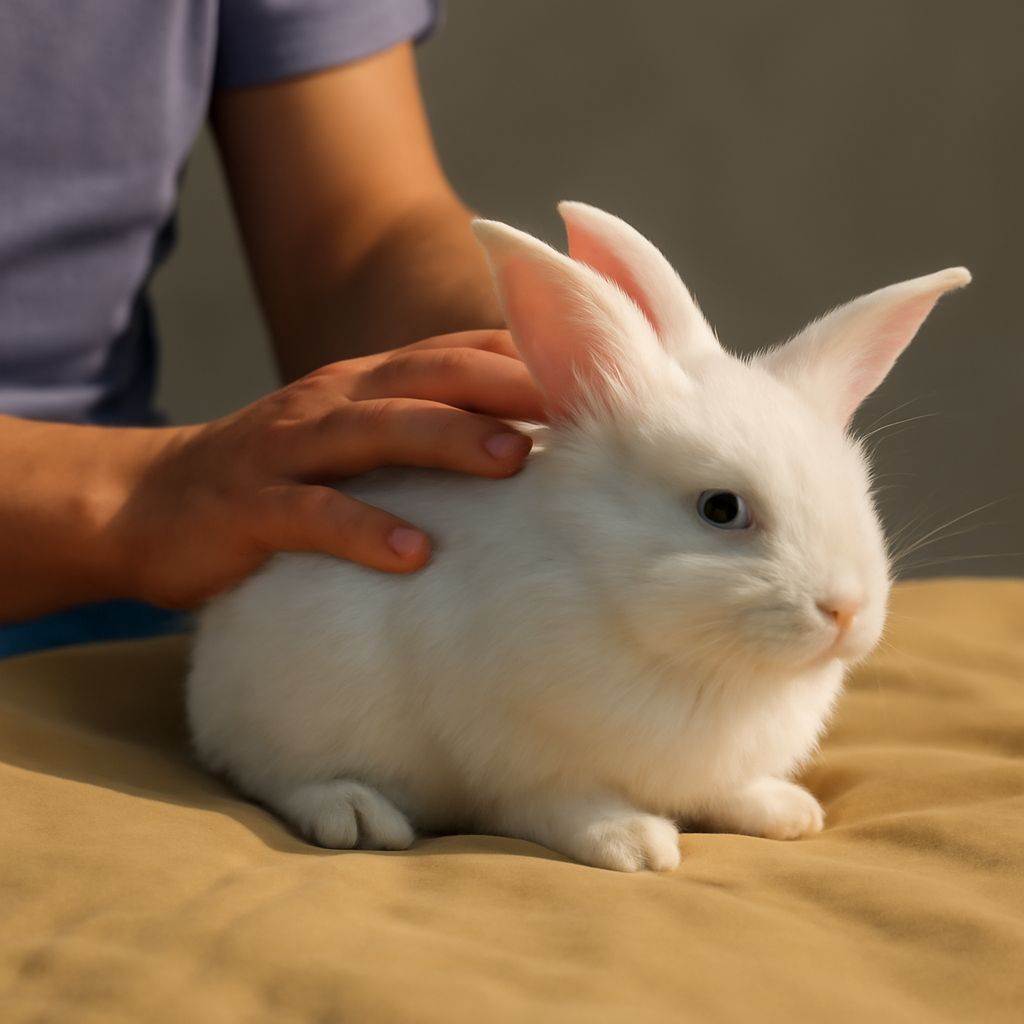 How to Pet a Bunny: A Guide to Happy Rabbits and Cats