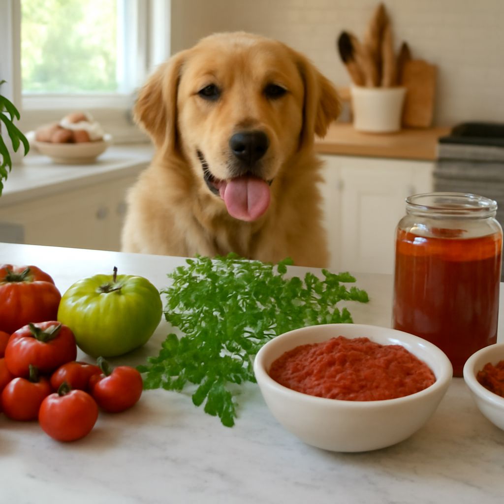 A guide on tomatoes for dogs and whether a dog can eat tomatoes